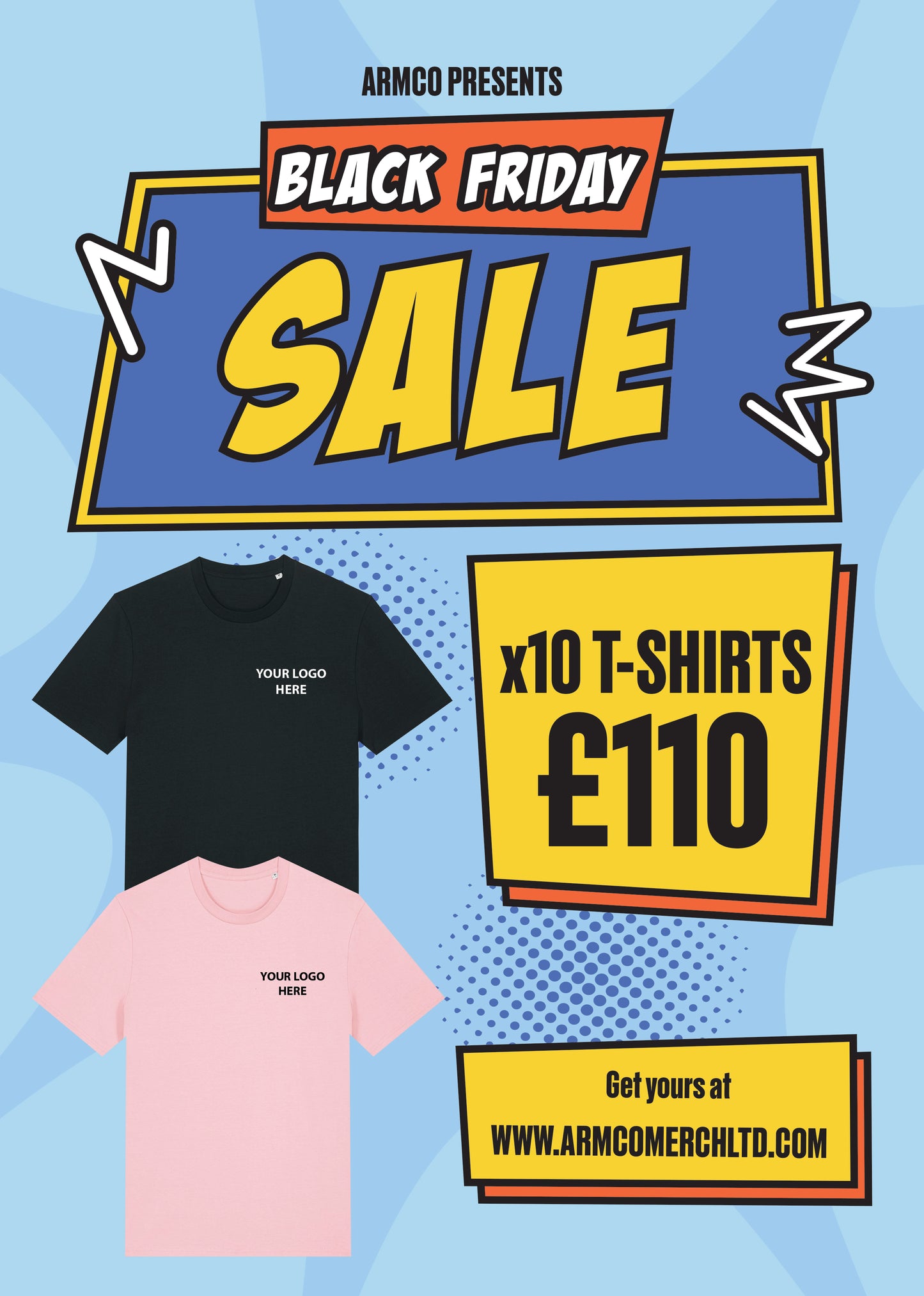 BLACK FRIDAY SALE! x10 T-shirts for £110